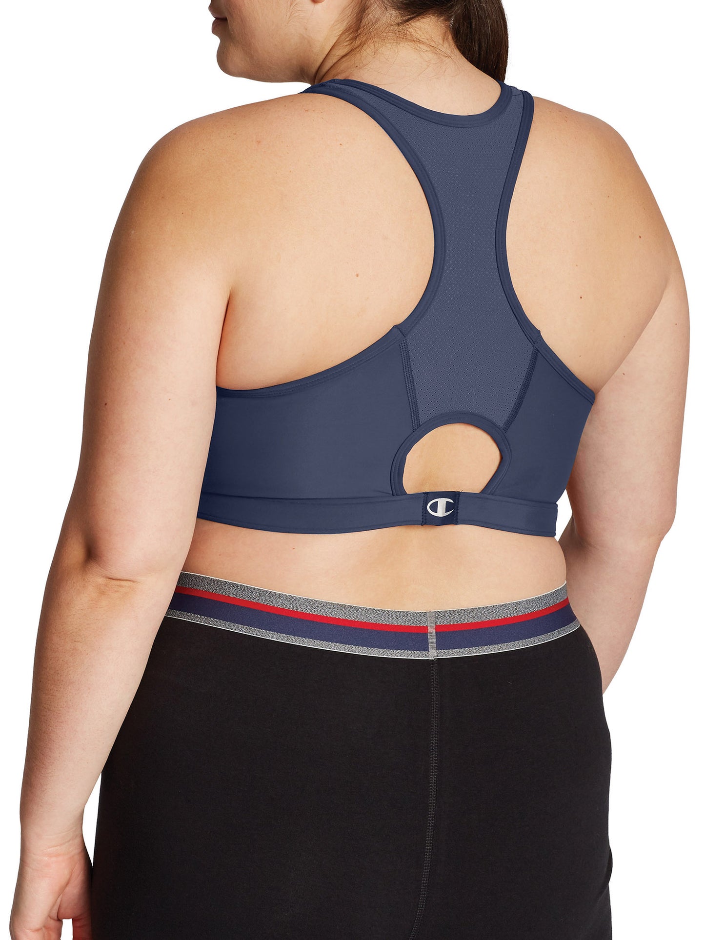Champion Women's The Vented Plus Sports Bra Blue Size 2X