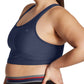 Champion Women's The Vented Plus Sports Bra Blue Size 2X
