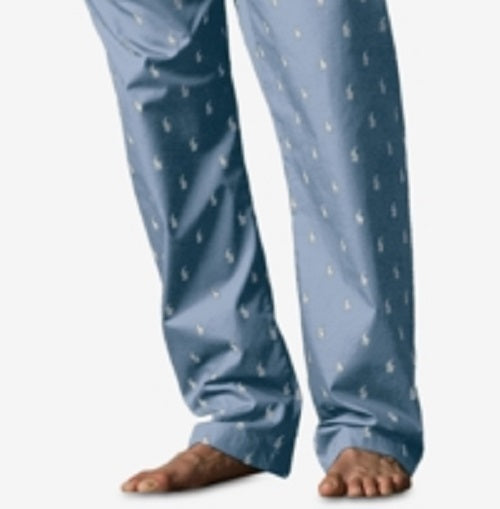 Ralph Lauren Men's Big & Tall Light Weight Pajama Pants Blue Size 12-14