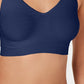 Bali Women's Comfort Revolution Comfortflex Fit Wirefree Bra Blue Size Medium