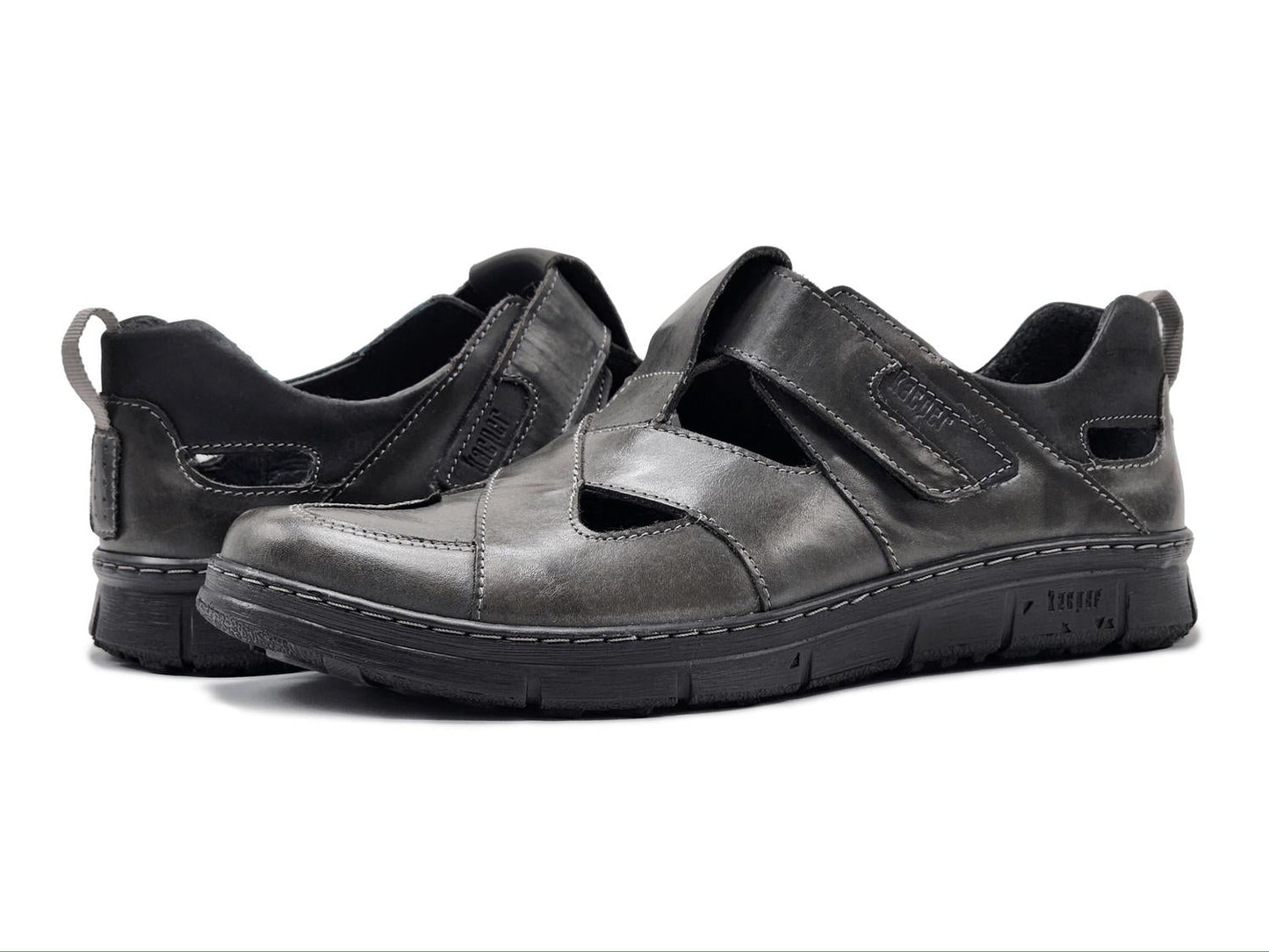 Kcr Group - Men's Everyday Closed-toe Leather Sandals