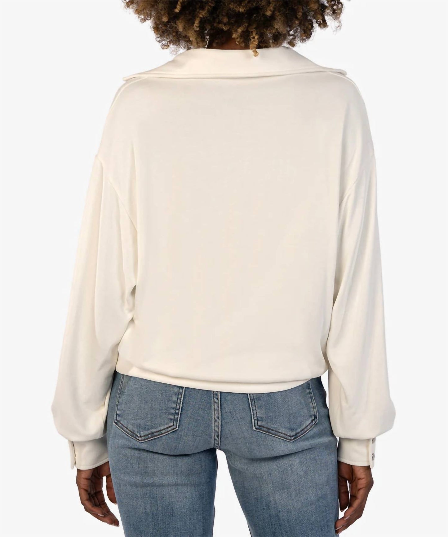 Kut From The Kloth - Audrina Johnny Collar Pullover Sweater