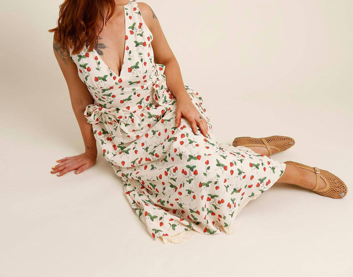 Bailey Rose - Sweet Pickins Strawberry Midi Dress