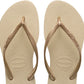 Havaianas Women's Slim Flip Flop Yellow Size 8