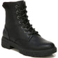 Dr. Scholl's Women's Headstart Lace Up Combat Boot Black Size 7.5 M
