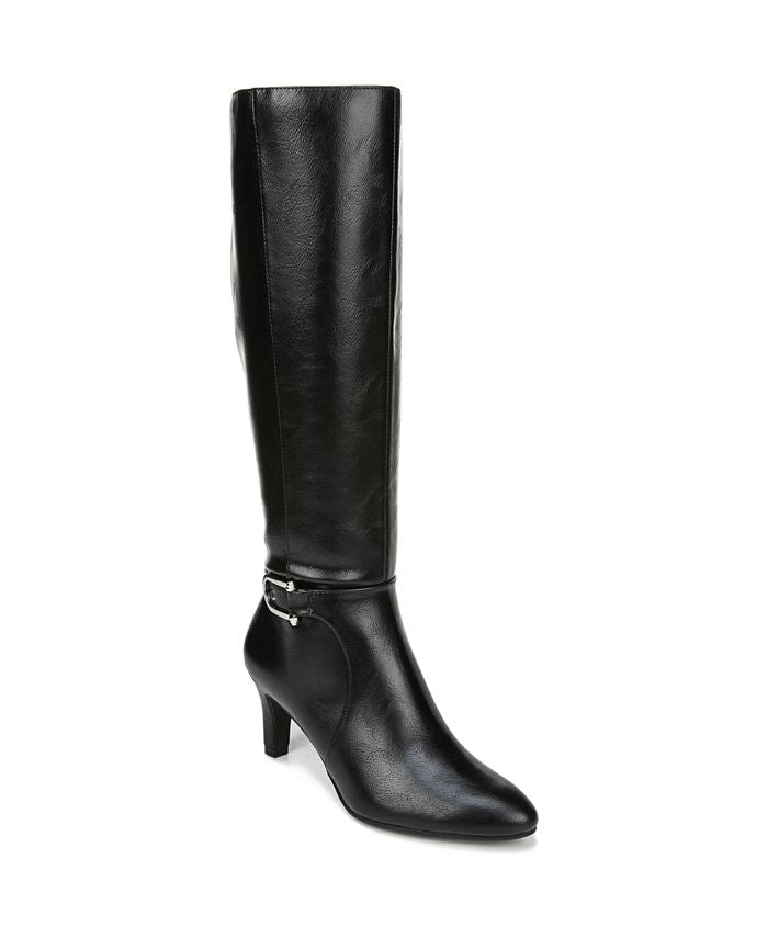 Lifestride Women's Galina Wide Calf Boot Black Size 6