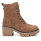 Xti - Women's Lace-Up Heeled Booties