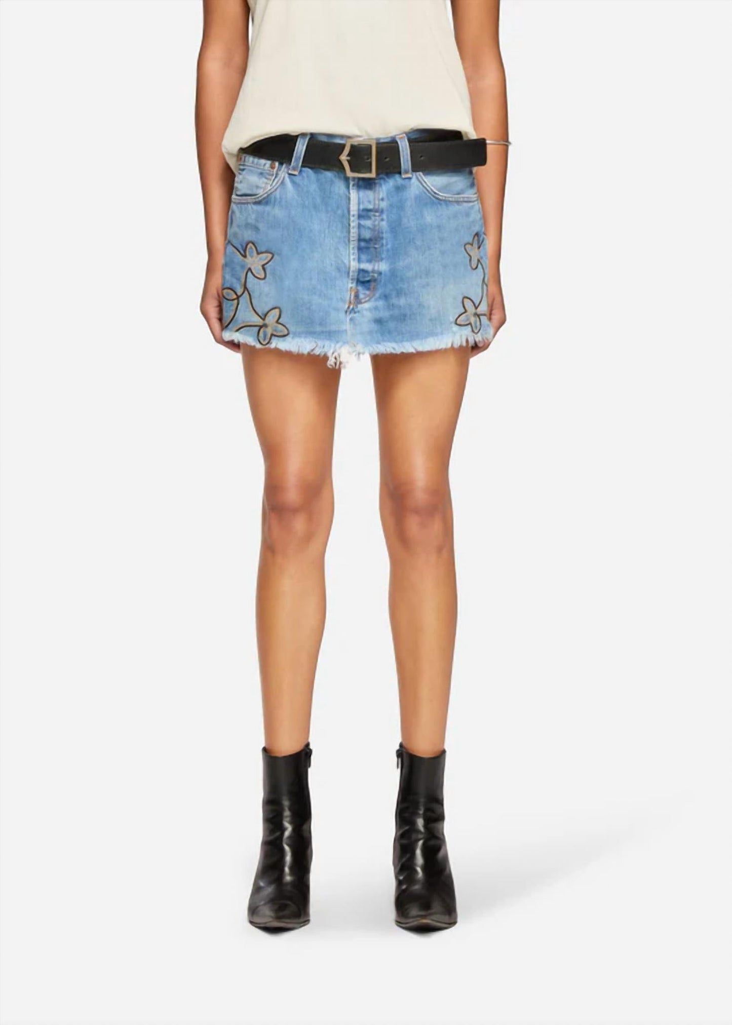 Eb Denim - रोडियो विंटेज मिनी स्कर्ट