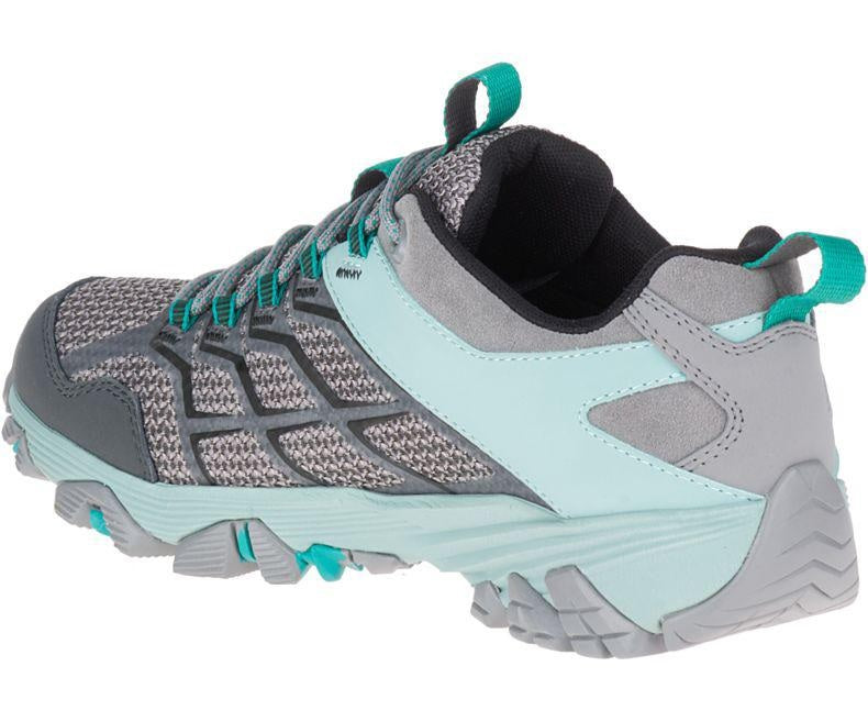 Merrell Women's Moab FST 2 Waterproof Hiking Shoes Frost/Aquifer
