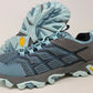 Merrell Women's Moab FST 2 Waterproof Hiking Shoes Frost/Aquifer