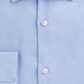 Hugo Boss Men's Slim Fit Basketweave Dress Shirt Blue Size 17.5X32X33