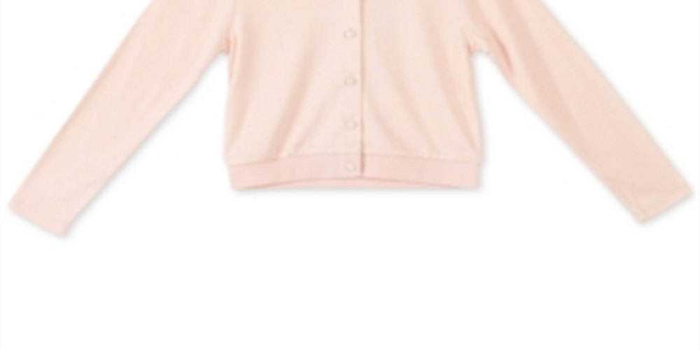 Speechless Big Girl's Pearl Button Cardigan Pink Size 12-14