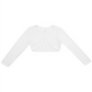 Speechless Big Girl's Faux Pearl Button Cardigan White Size 16