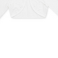 Speechless Big Girl's Faux Pearl Button Cardigan White Size 16