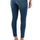 Kut From The Kloth Women's Donna Button Fly High Waist Raw Skinny Jeans Blue Size 2