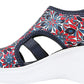 Bzees Women's Dream Sandal Blue Size 7