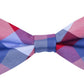 Tommy Hilfiger Men's Buffalo Tartan Classic Silk Bow Tie Red Size Regular