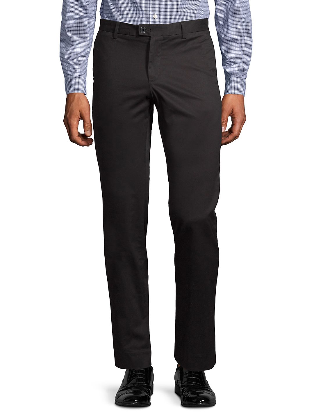 Calvin Klein Men's The Refined Stretch Pants Black Size 38X32