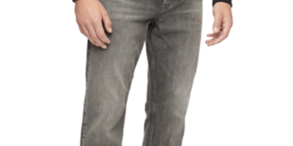 Calvin Klein Men's Relaxed Fit Jeans Black Size 33X34