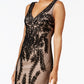 Betsy & Adam Women's Soutache Mermaid Gown Black Size 12
