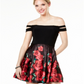 Blondie Nites Junior's Double Strap Fit & Flare Dress -Silver Size 15