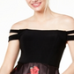 Blondie Nites Junior's Double Strap Fit & Flare Dress -Silver Size 15