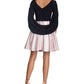 Betsy & Adam Women's Draped Back Fit & Flare Dress Brown Size 8