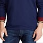 Polo Ralph Lauren Men's Long Sleeve Mesh Hooded Shirt Blue Size Medium
