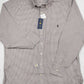Polo Ralph Lauren Men's Classic Fit Plaid Twill Shirt Red Size 3LT