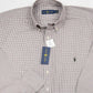 Polo Ralph Lauren Men's Classic Fit Plaid Twill Shirt Red Size 3LT