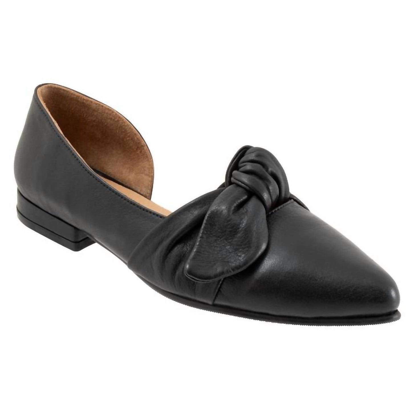 Bueno - Women's Smooth Leather Flat Shoes