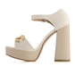 Andrea - Women's Ankle Strap Heeled Sandal