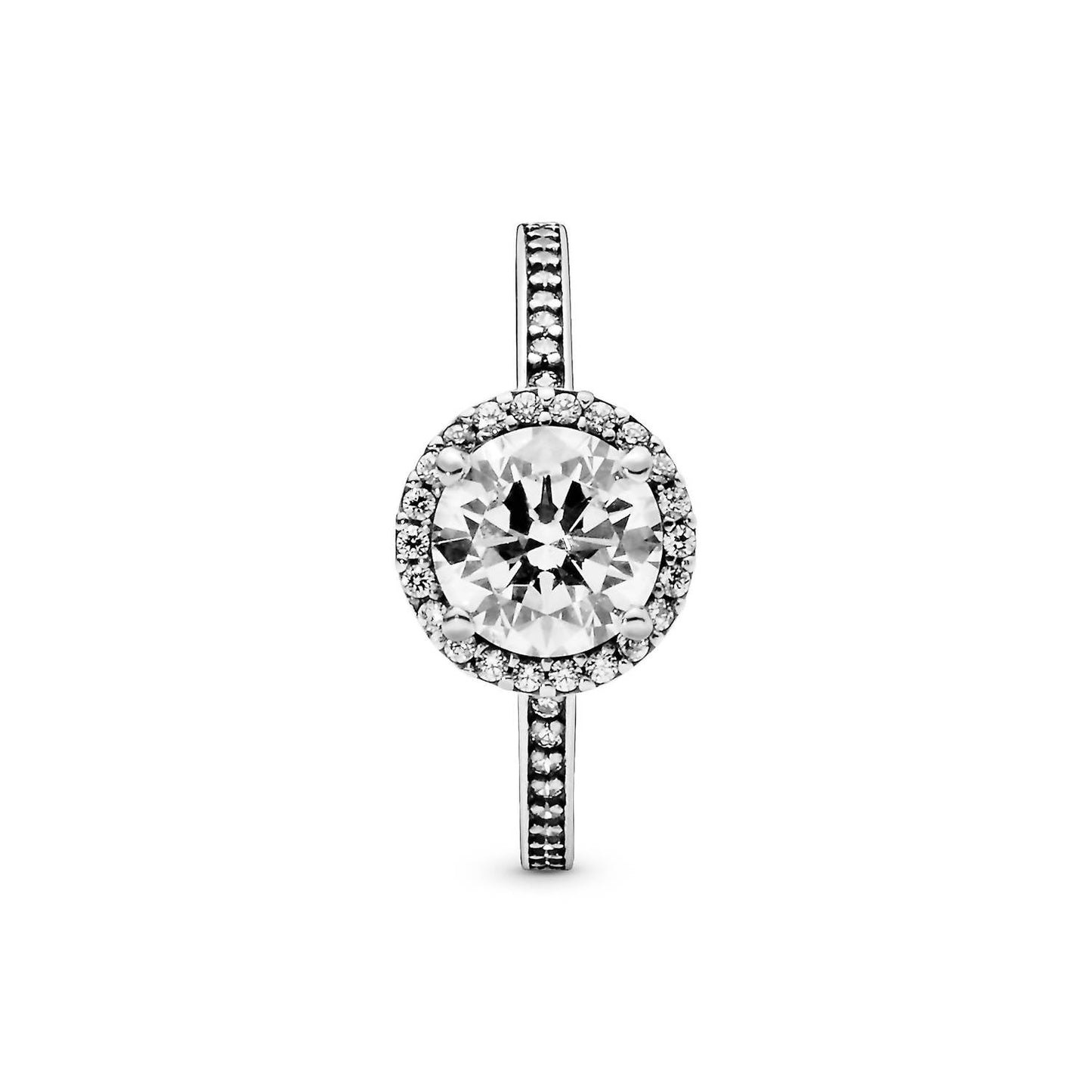 Pandora - Women's Round Sparkle Halo Ring
