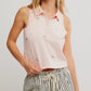 Free People - Pepper Knit Polo Top