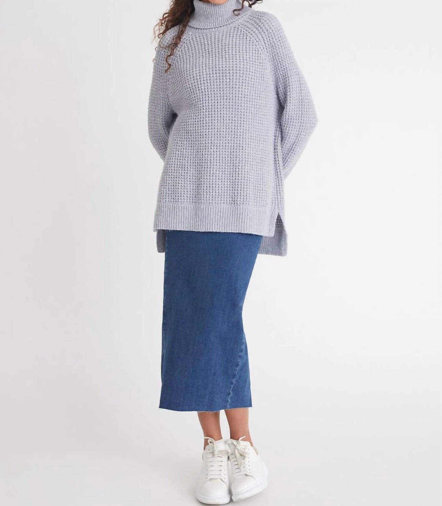 525 America - Stella Shaker Iceberg Turtleneck Tunic