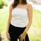 Buddylove - Jolie Vegan Leather Cropped Tank Top