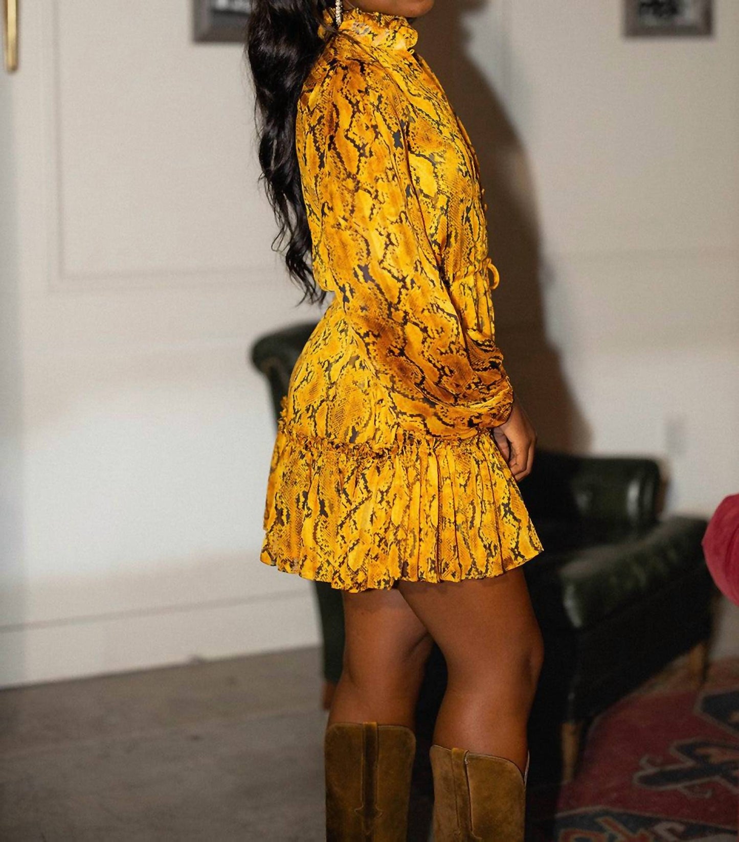 Buddylove - GRACE LONG SLEEVE SHORT DRESS