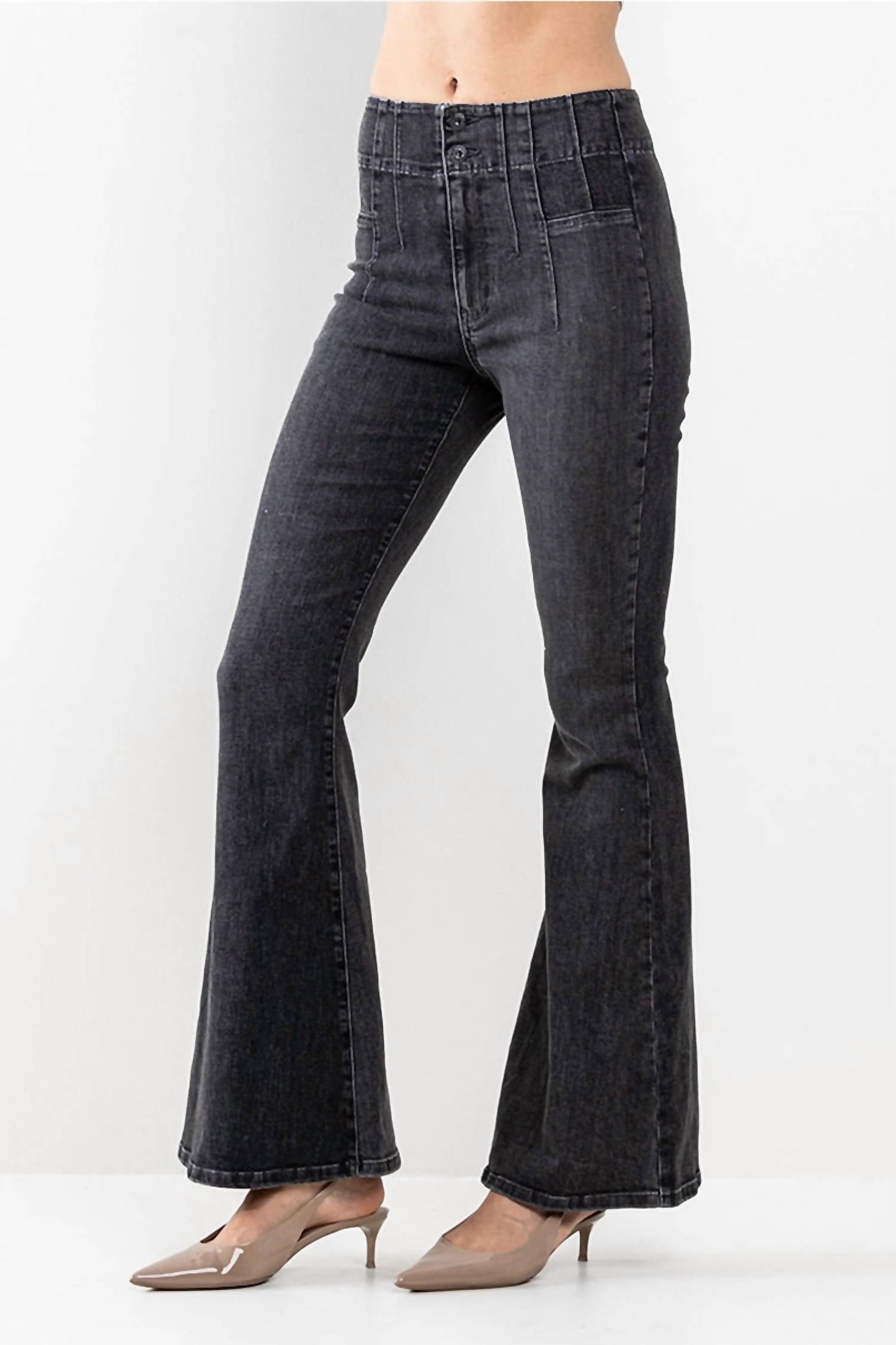 Sneak Peek - High Rise Flare Jeans