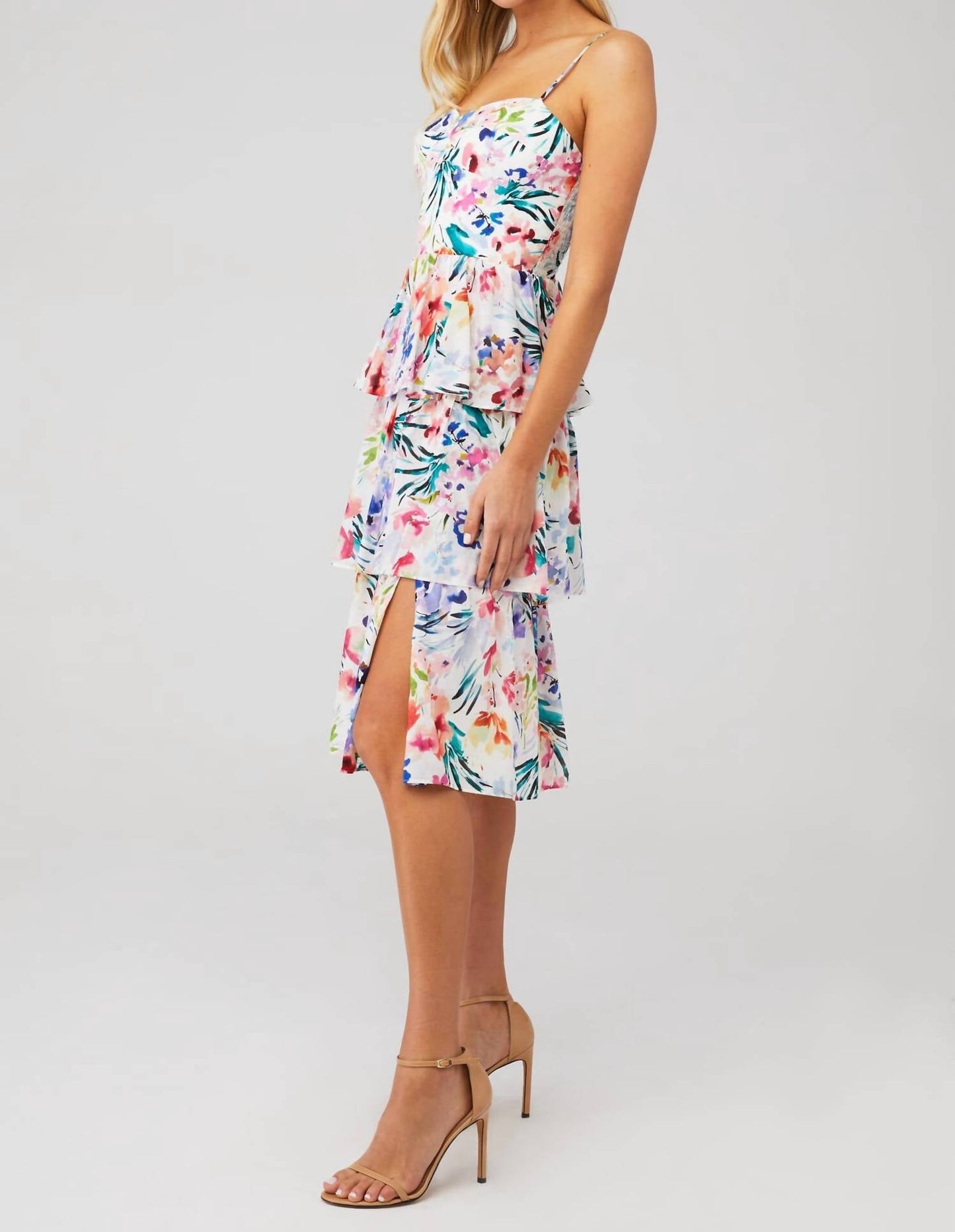 Amanda Uprichard - Rosalia Colorful Midi Dress