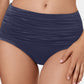 Miraclesuit Women's Solid Norma Jean High Waist Bottoms Swimsuit Blue Size 10