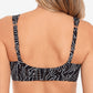 Miraclesuit Women's Plunge Bra Underwire Bikini Top Swimsuit Black Size 38D