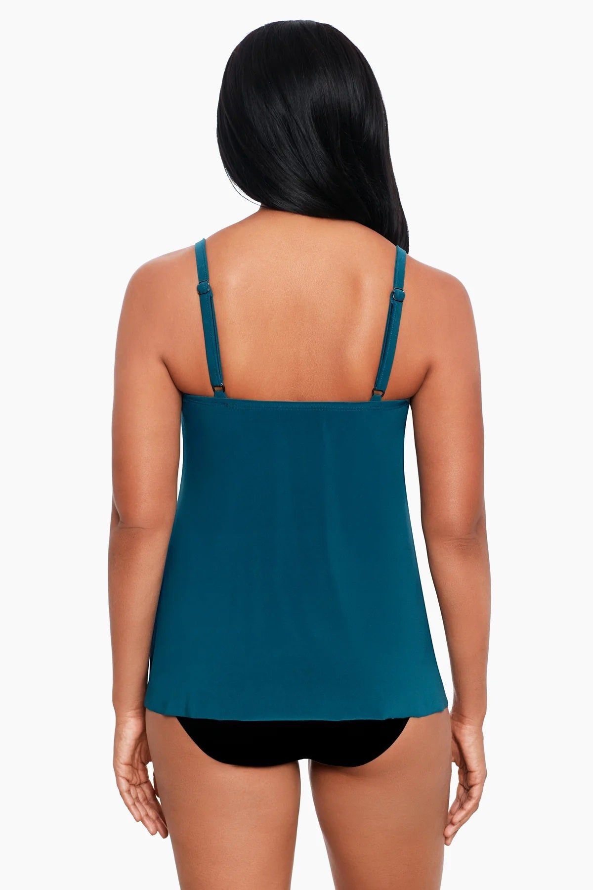 Miraclesuit महिलाओं का सो रीचे मरीना अंडरवायर टैंकिनी टॉप स्विमसूट हरा, आकार 8