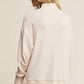 Z Supply - Sable Luxe Rib Mock Neck Sweatshirt