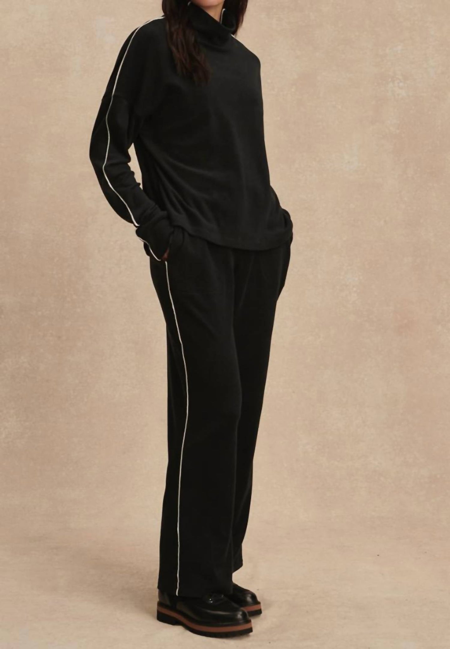 Varley - Brushed Rib Straight Leg Pants