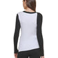 DKNY Women's Contrast Shoulder Sweater Black Size Medium