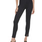 DKNY Women's Front Slip Pull-On Ponte Pants Black Size Medium