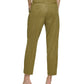DKNY Women's Faux Suede Tie Front High Waisted Pants Green Size 12