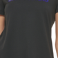 DKNY Women's Rhinestone Logo Crewneck T-Shirt Black Size Small