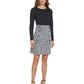 DKNY Women's Scuba Crepe Sheath Dress Gray Size 8