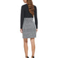 DKNY Women's Scuba Crepe Sheath Dress Gray Size 8